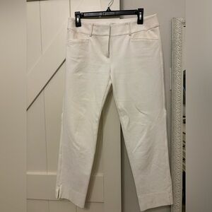 Loft white pants. Marissa cut.